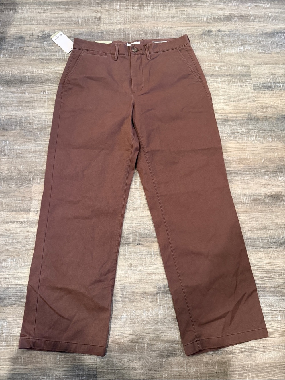 Goodfellow & Co Brown Straight-Leg Chinos